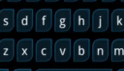 Emoji Keyboard+ Blue theme